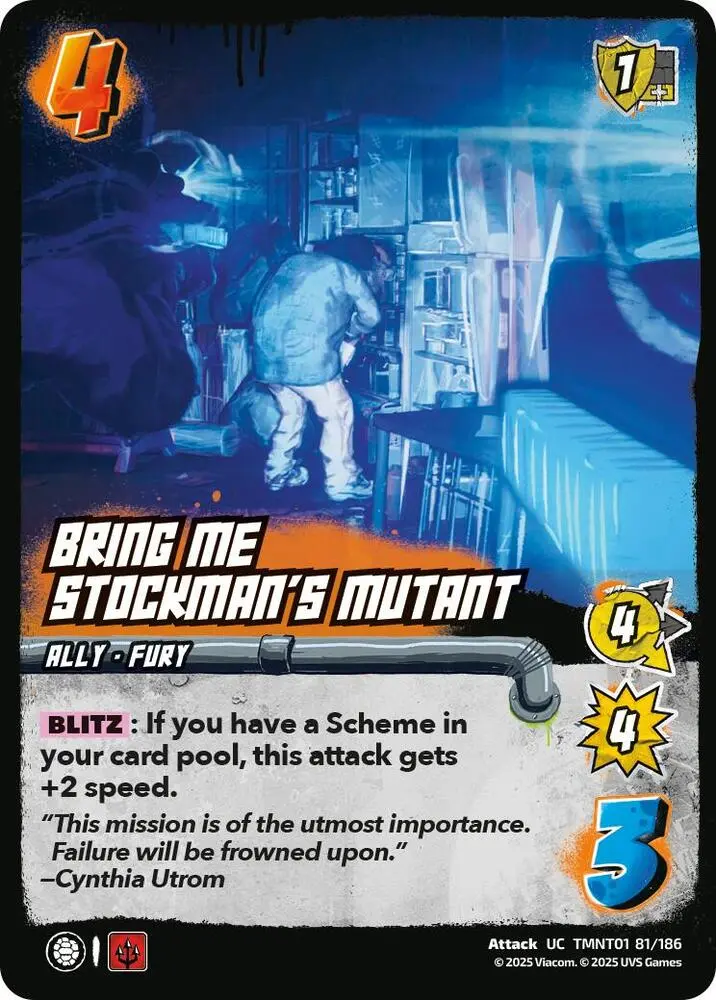 Bring Me Stockman's Mutant - Teenage Mutant Ninja Turtles (Tmnt) 1
