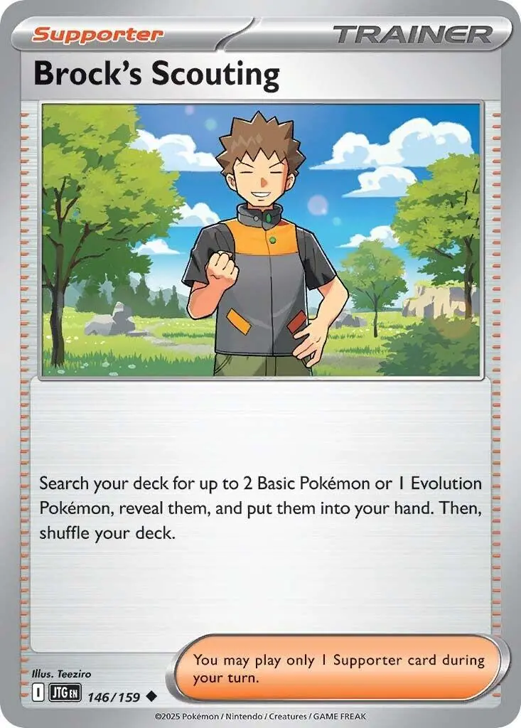Brock's Scouting (146/159) [Scarlet & Violet: Journey Together] 1
