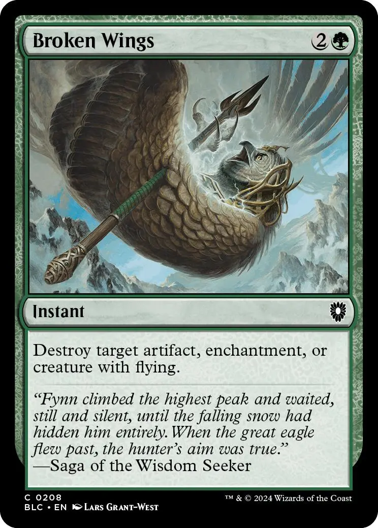 Broken Wings [Bloomburrow Commander] 1