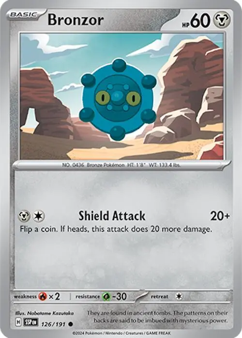 Bronzor (126/191) [Scarlet & Violet: Surging Sparks] 1