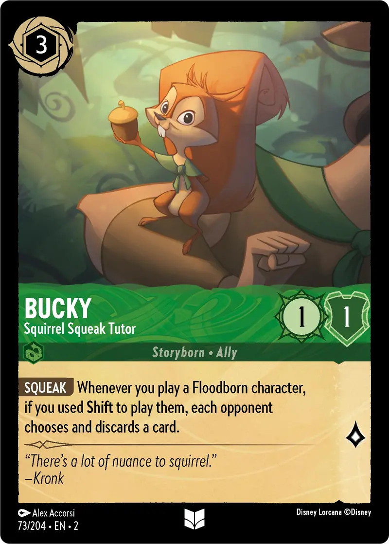 Bucky - Squirrel Squeak Tutor (Errata Version) (73/204) [Rise Of The Floodborn] 1