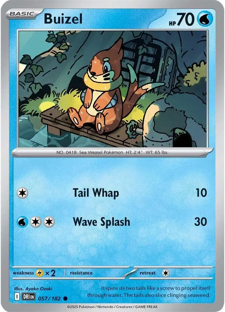 Buizel (057/182) [Scarlet & Violet: Destined Rivals] 1