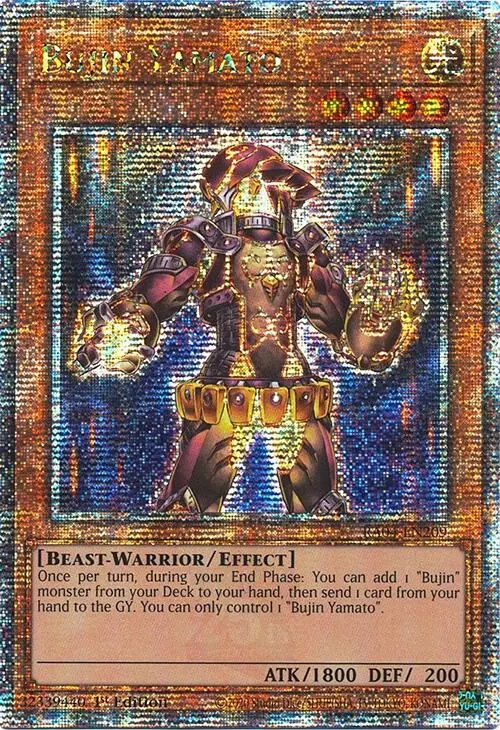 Bujin Yamato [Ra04-En209] Quarter Century Secret Rare 1
