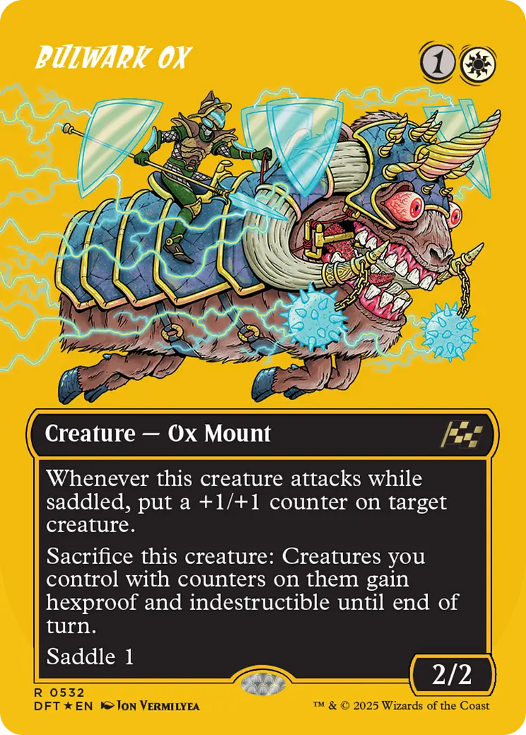 Bulwark Ox (Borderless) (First-Place Foil) [Aetherdrift] 1