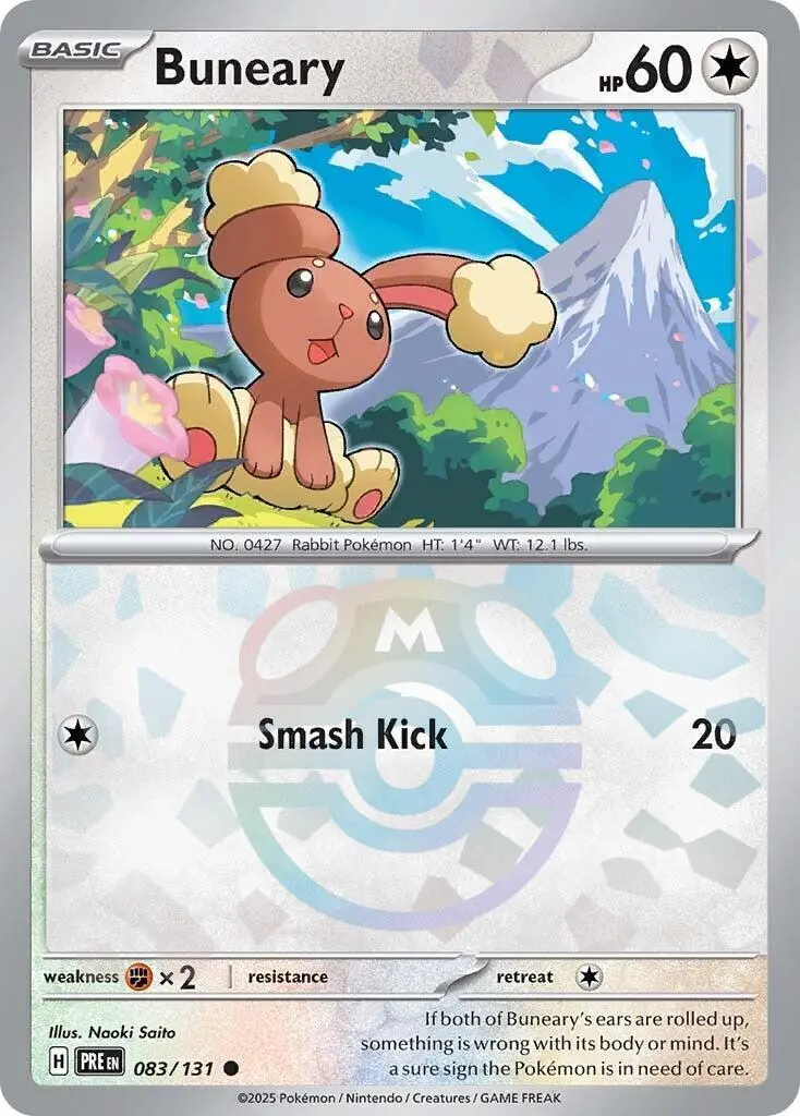 Buneary (083/131) (Master Ball Pattern) [Scarlet & Violet: Prismatic Evolutions] 1