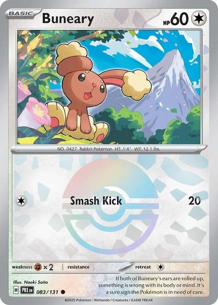 Buneary (083/131) (Poke Ball Pattern) [Scarlet & Violet: Prismatic Evolutions] 1