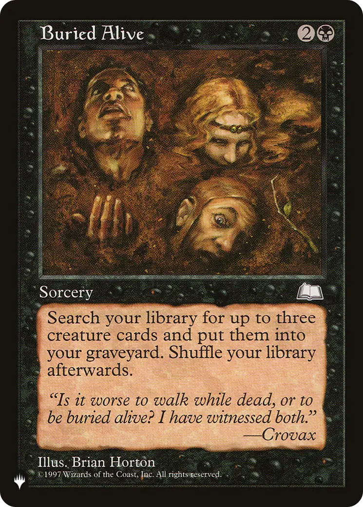 Buried Alive [The List] 1