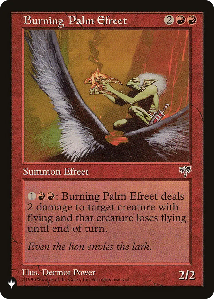 Burning Palm Efreet [The List] 1