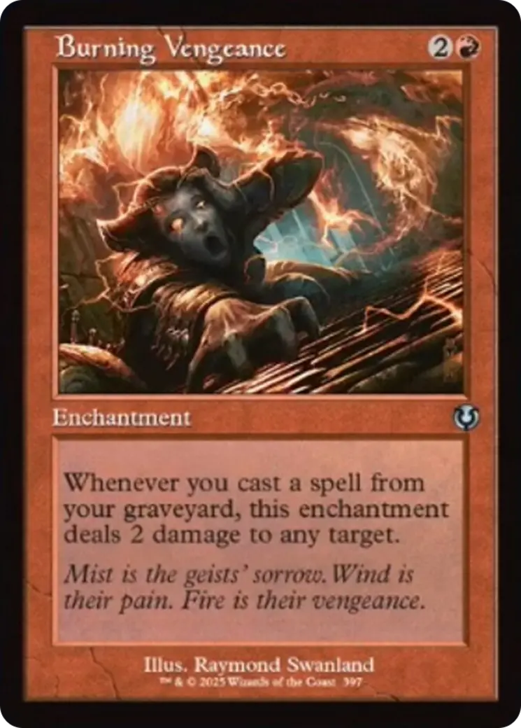 Burning Vengeance (Retro Frame) [Innistrad Remastered] 1