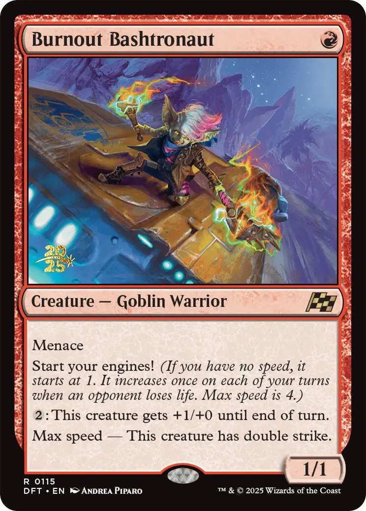 Burnout Bashtronaut [Aetherdrift Prerelease Promos] 1