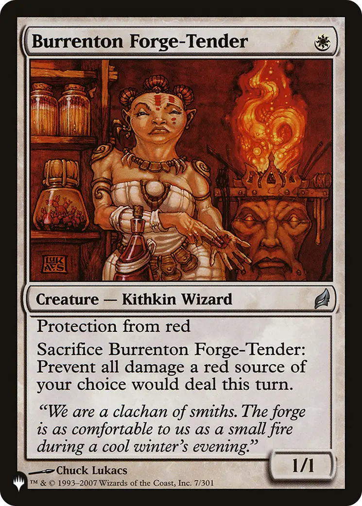 Burrenton Forge-Tender [The List] 1