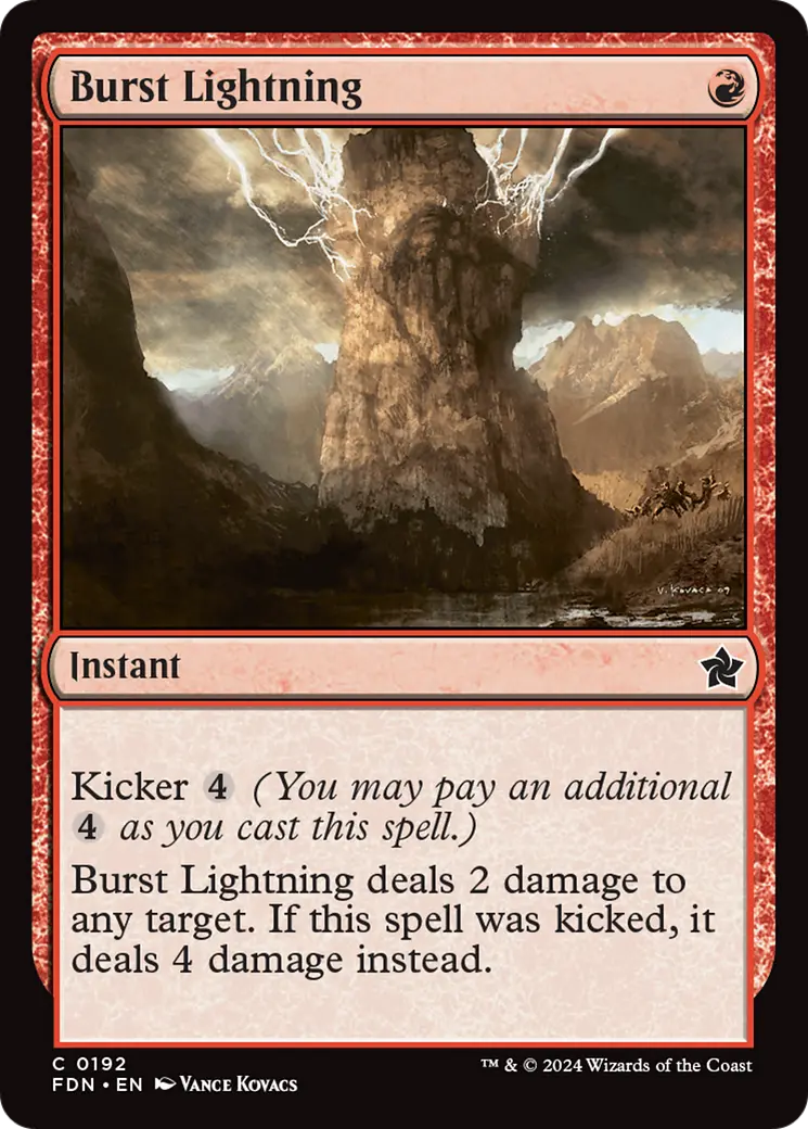Burst Lightning [Foundations] 1