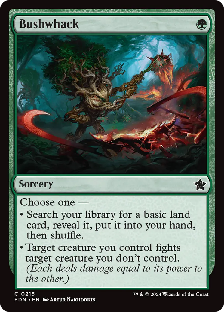 Bushwhack [Foundations] 1