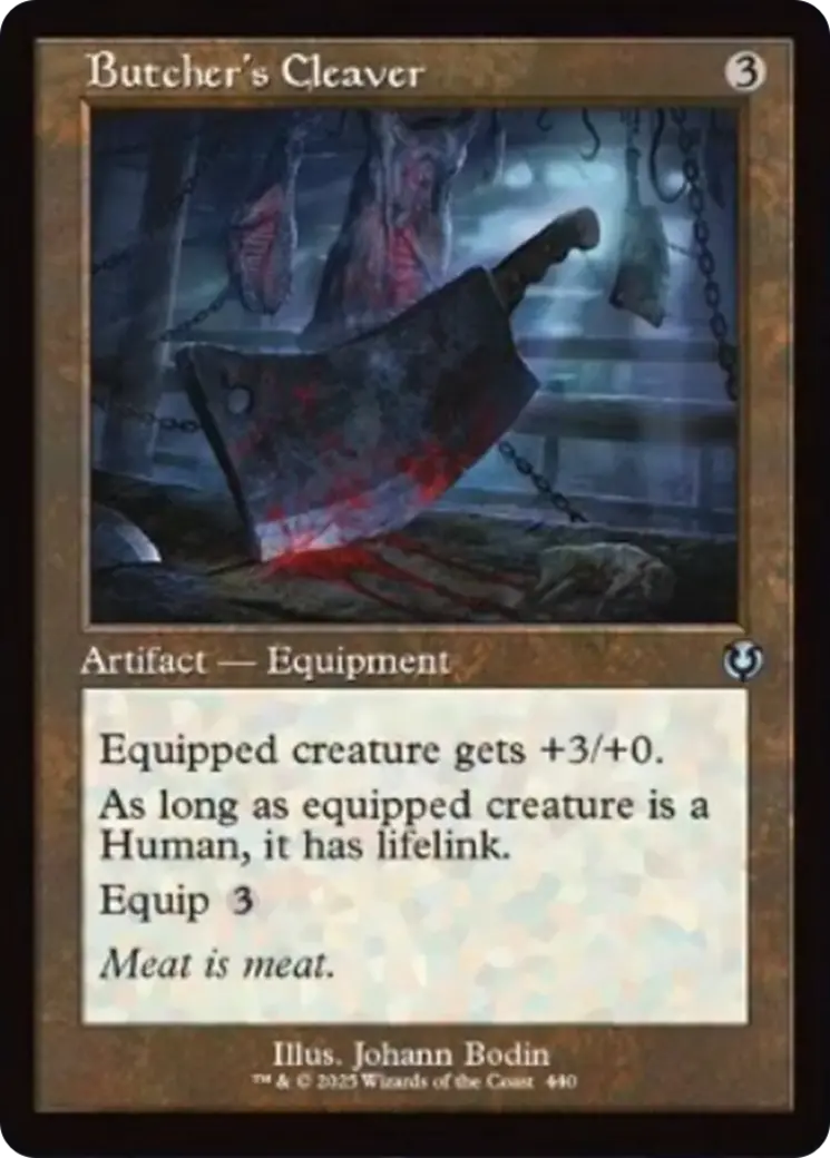 Butcher's Cleaver (Retro Frame) [Innistrad Remastered] 1