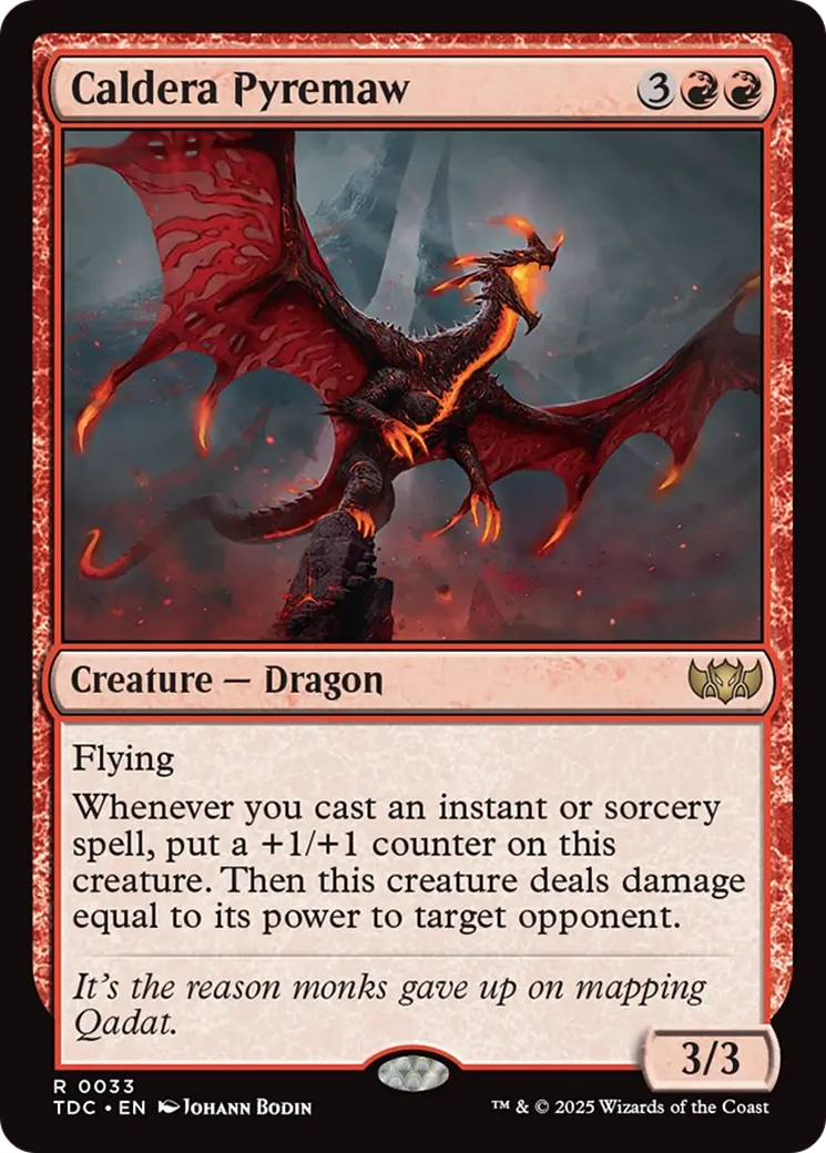 Caldera Pyremaw [Tarkir: Dragonstorm Commander] 1