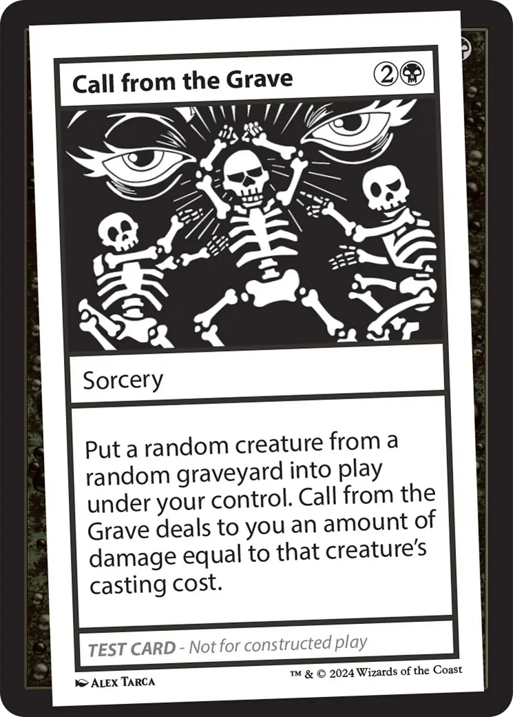 Call From The Grave [Mystery Booster 2 Playtest Cards] 1