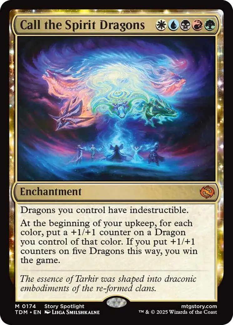 Call The Spirit Dragons [Tarkir: Dragonstorm] 1