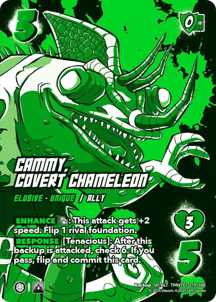 Cammy, Covert Chameleon (Alternate Art) - Teenage Mutant Ninja Turtles (Tmnt) 1