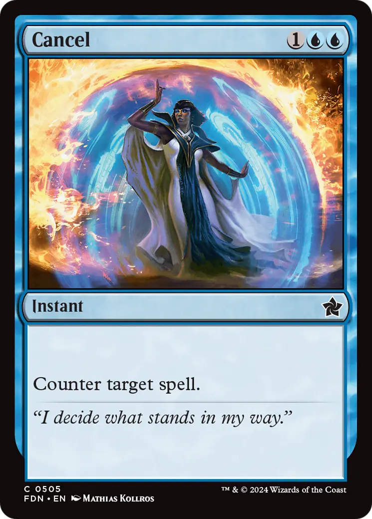 Cancel [Foundations] 1
