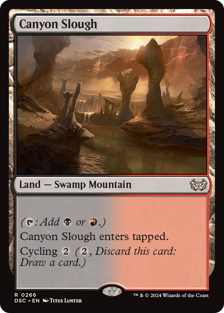 Canyon Slough [Duskmourn: House Of Horror Commander] 1