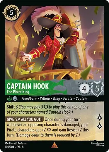 Captain Hook - The Pirate King (109/204) [Reign Of Jafar] 1