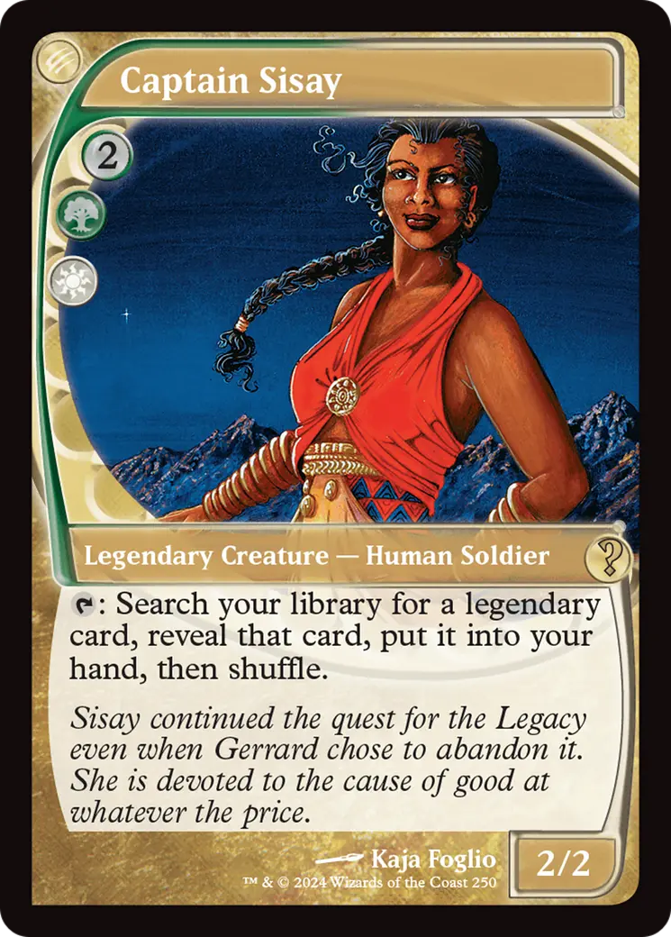 Captain Sisay (Future Sight) [Mystery Booster 2] 1
