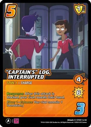 "Captain's" Log, Interrupted - Stk01 6/22 - C 1