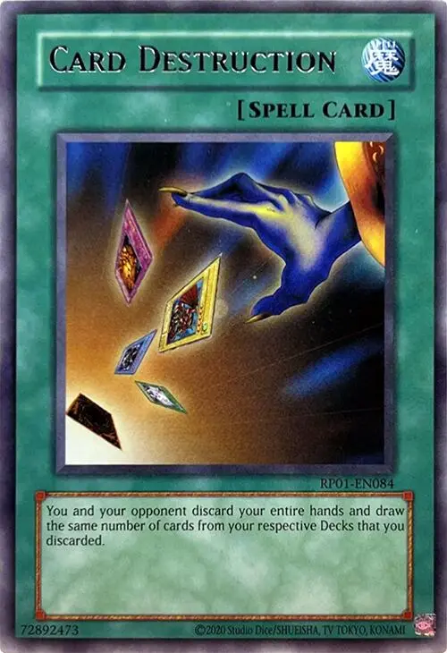 Card Destruction [Rp01-En084] Rare 1