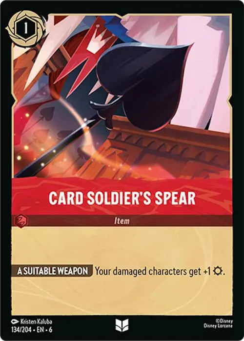 Card Soldier's Spear (134/204) [Azurite Sea] 1