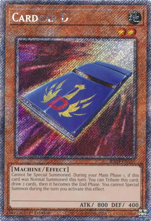 Cardcar D [Ra04-En181] Platinum Secret Rare 1