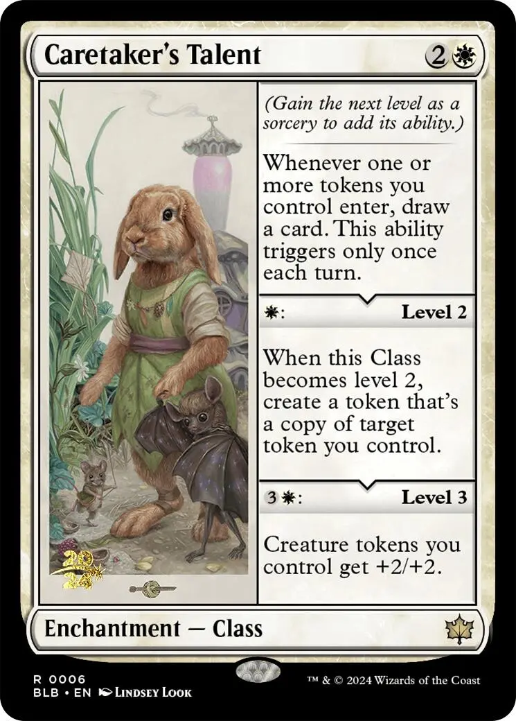 Caretaker's Talent [Bloomburrow Prerelease Promos] 1