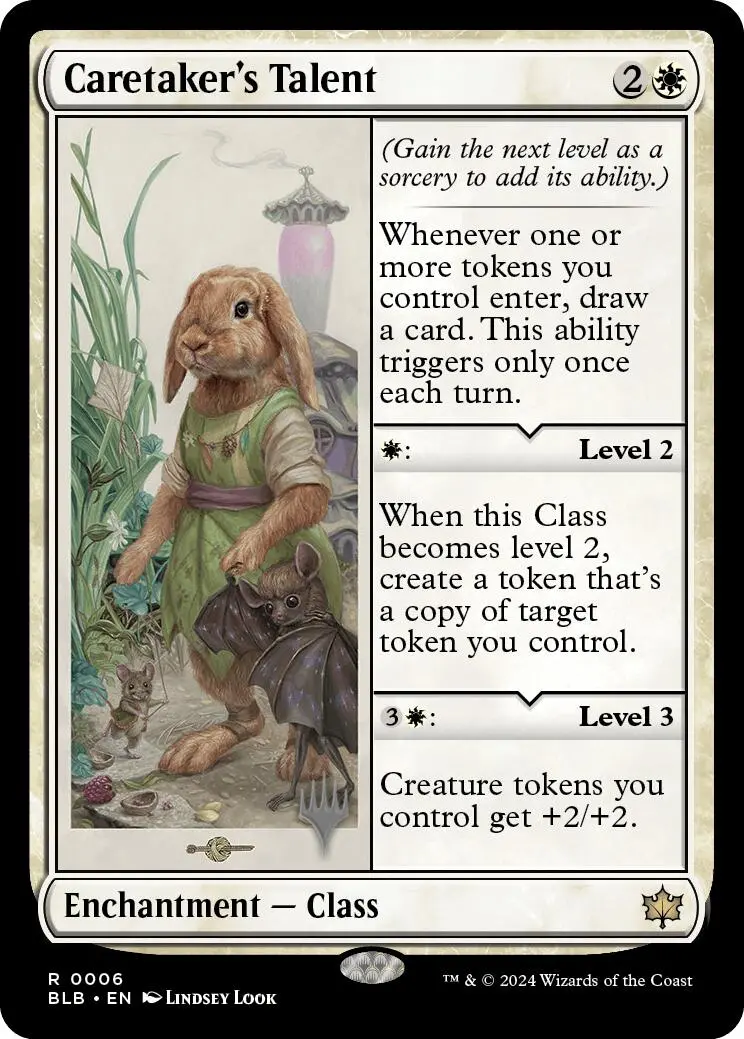 Caretaker's Talent (Promo Pack) [Bloomburrow Promos] 1