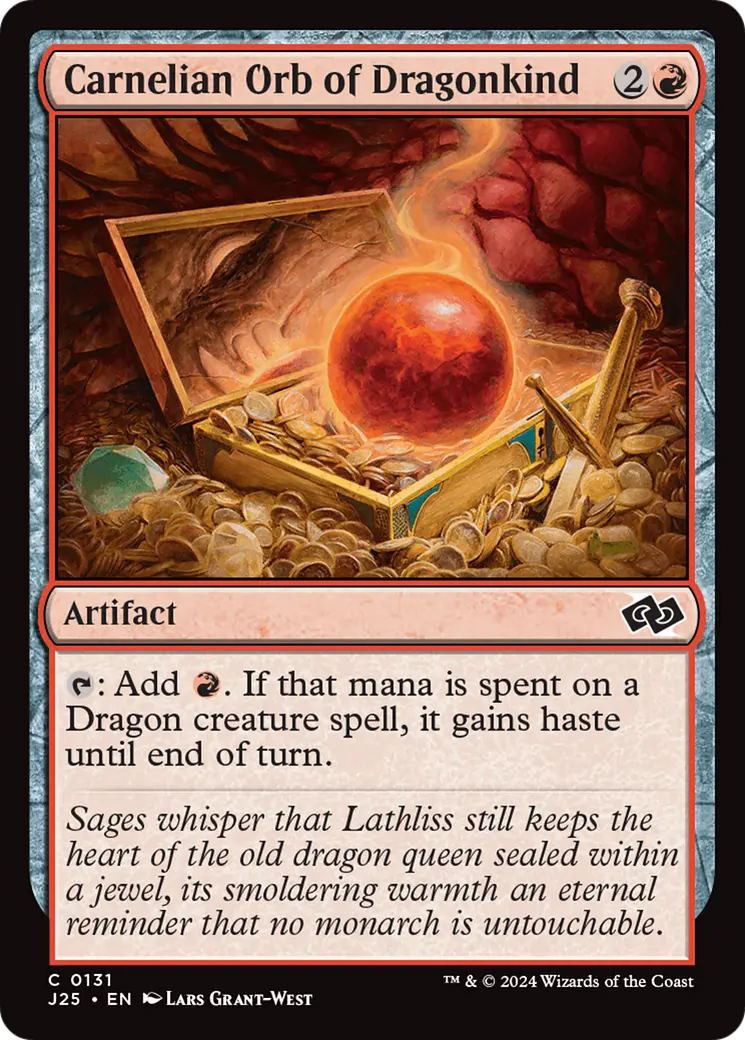Carnelian Orb Of Dragonkind [Foundations Jumpstart] 1