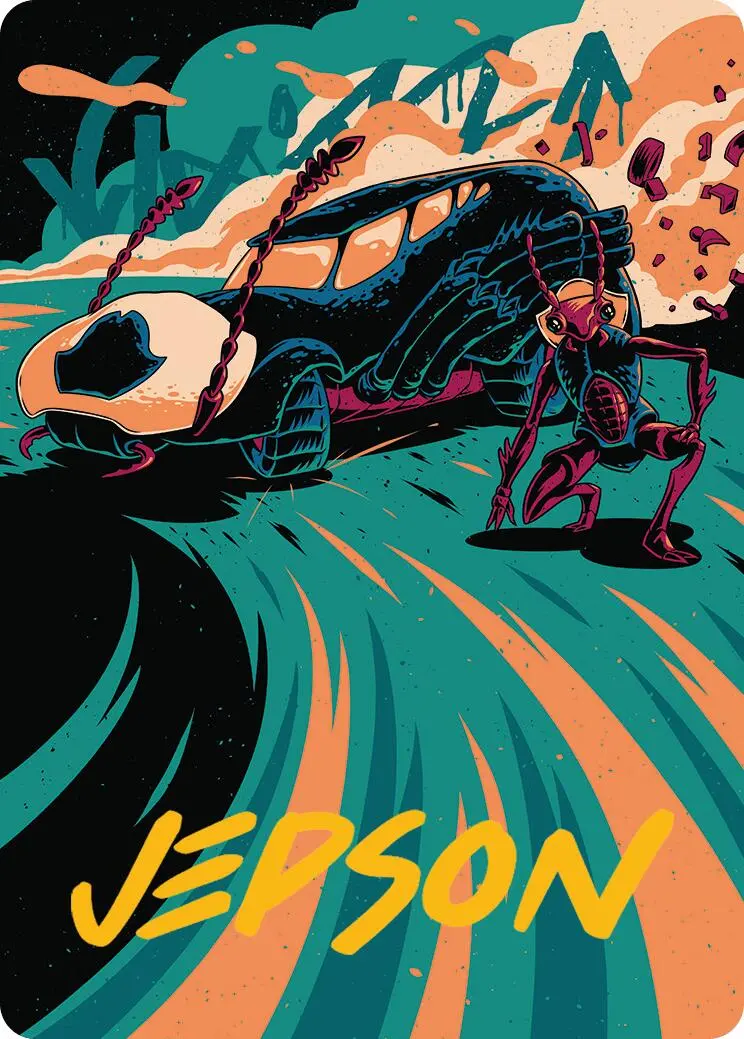 Carrion Cruiser Art Card (Gold-Stamped Signature) [Aetherdrift Art Series] 1