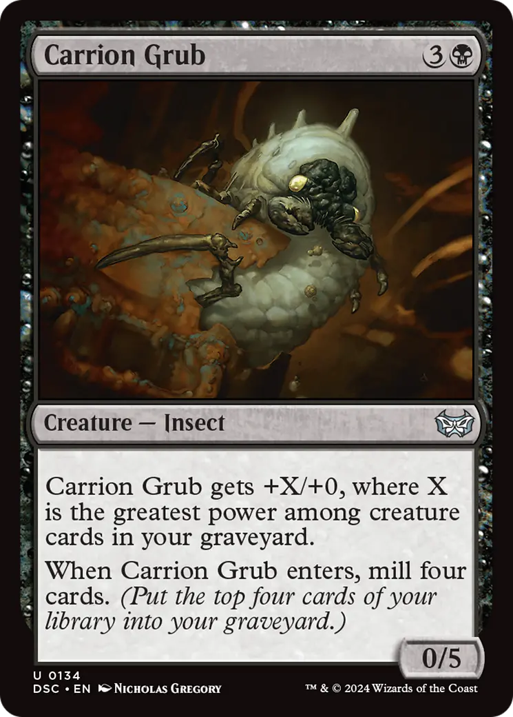 Carrion Grub [Duskmourn: House Of Horror Commander] 1