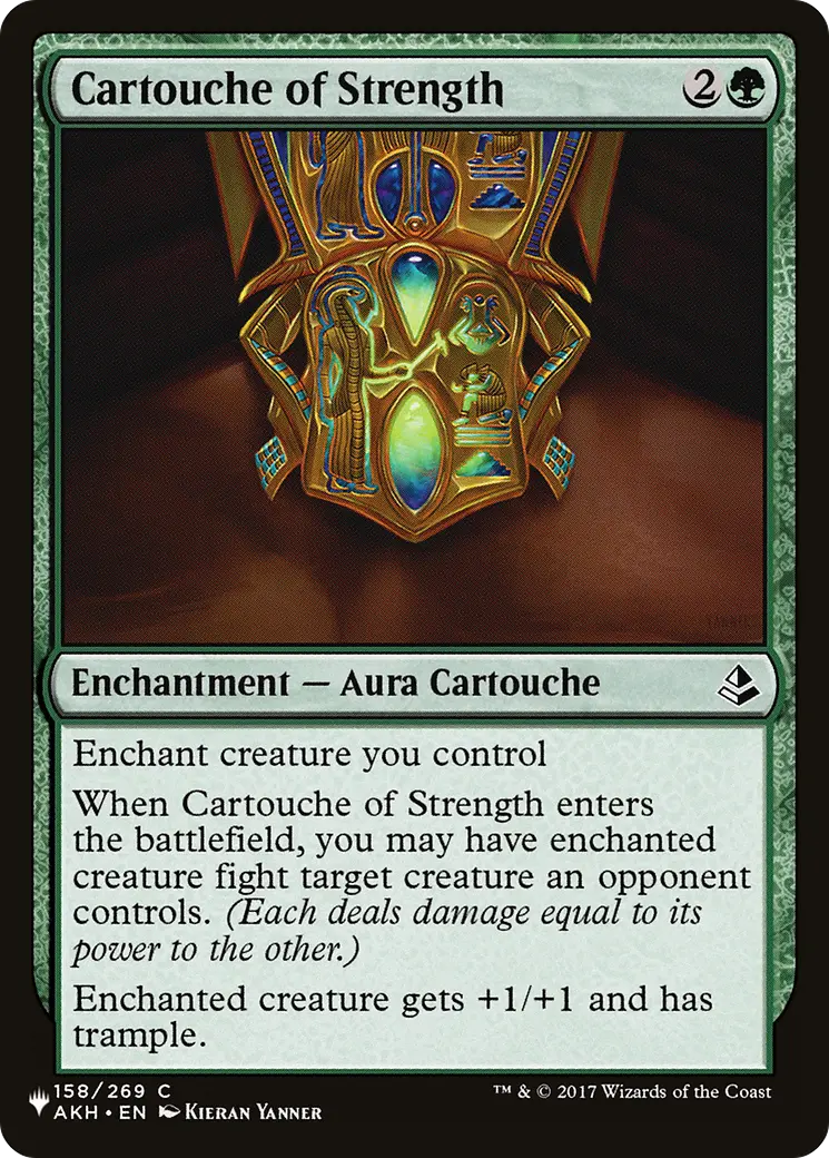 Cartouche Of Strength [The List] 1