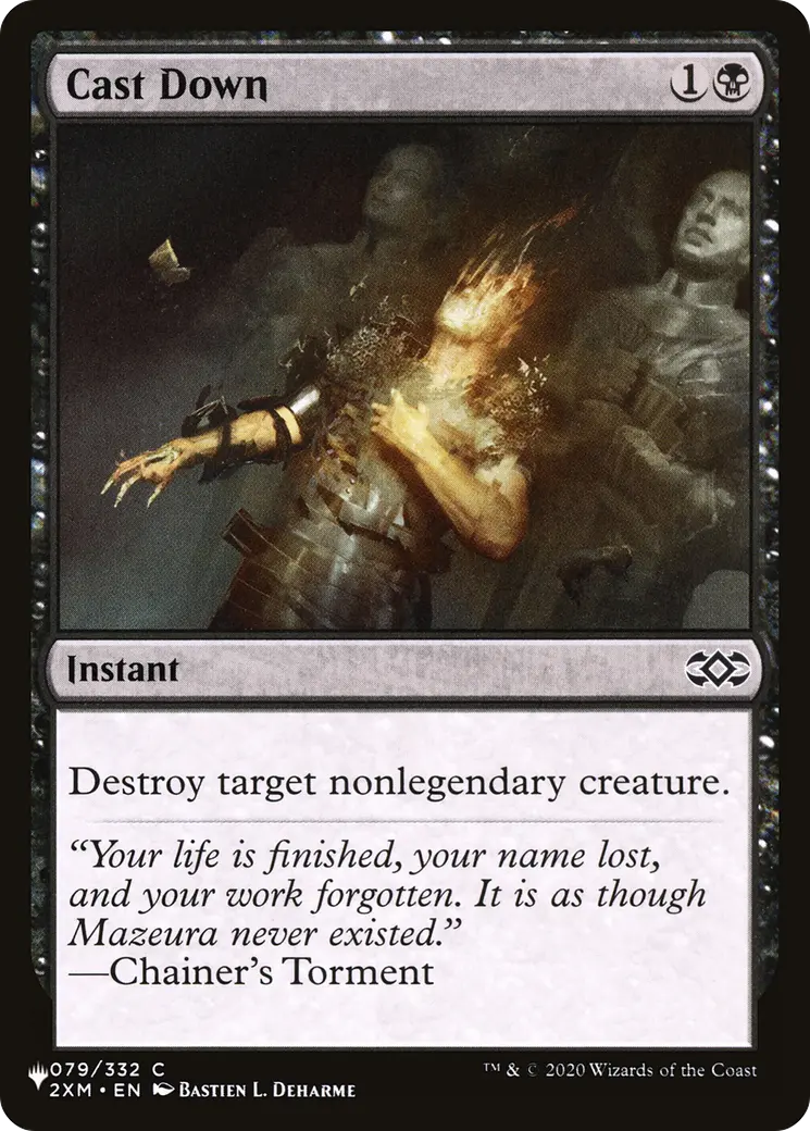 Cast Down (2Xm) [The List] 1