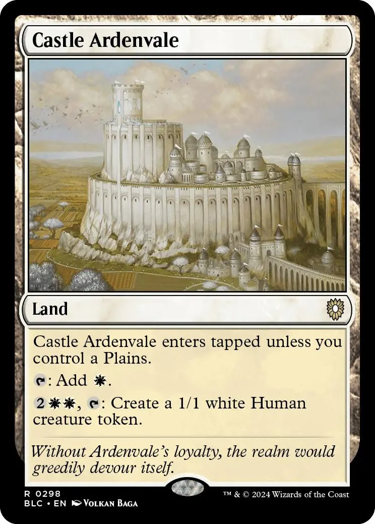 Castle Ardenvale [Bloomburrow Commander] 1