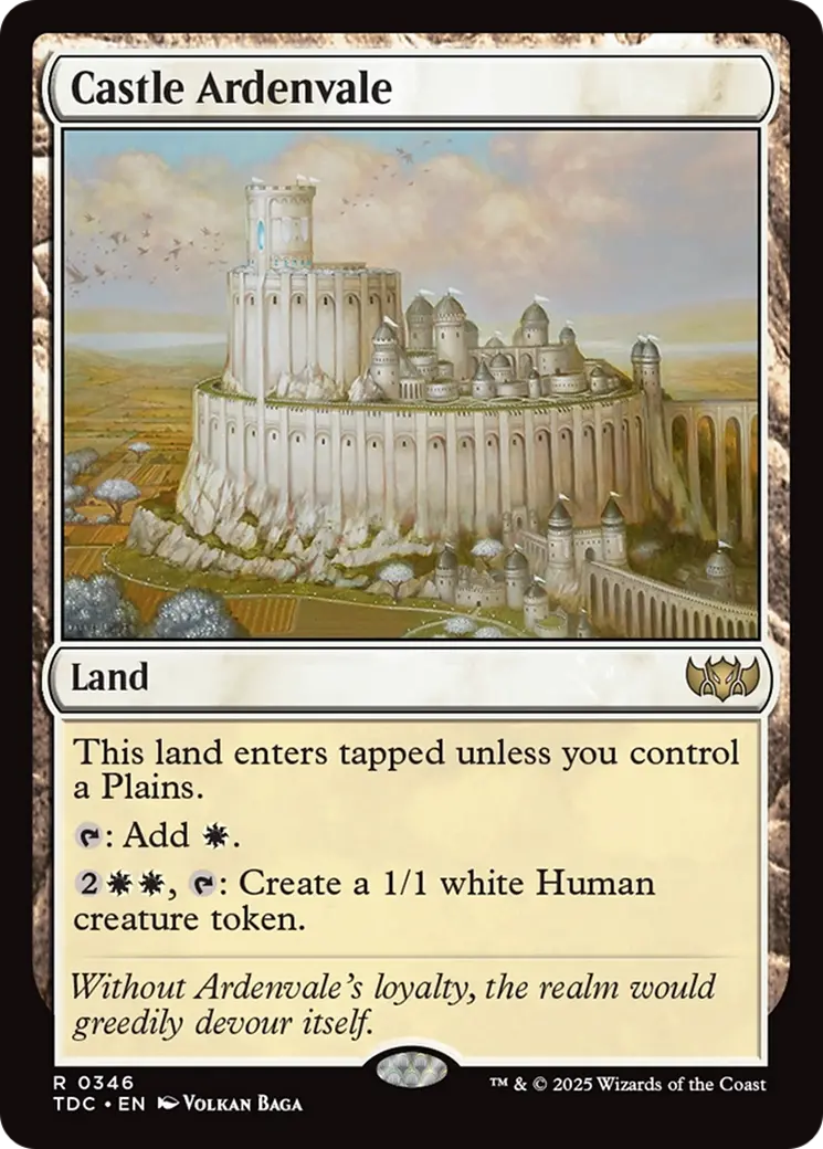 Castle Ardenvale [Tarkir: Dragonstorm Commander] 1