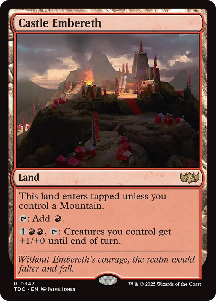 Castle Embereth [Tarkir: Dragonstorm Commander] 1