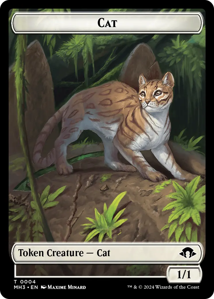 Cat // Energy Reserve Double-Sided Token [Modern Horizons 3 Tokens] 1