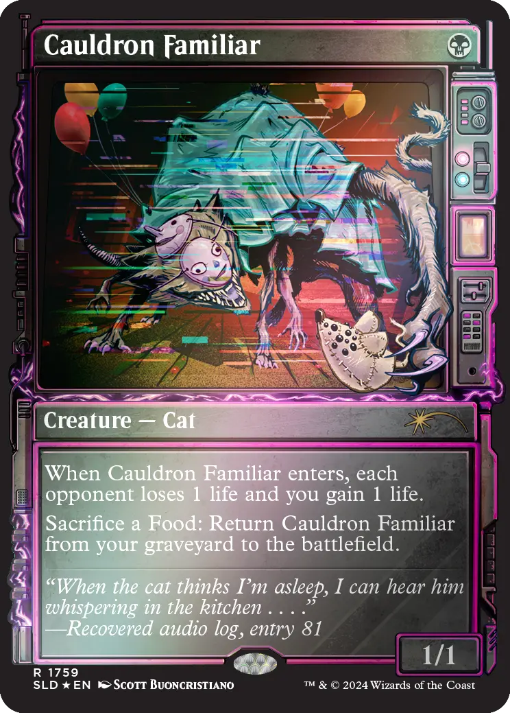 Cauldron Familiar (Rainbow Foil) [Secret Lair Drop Series] 1