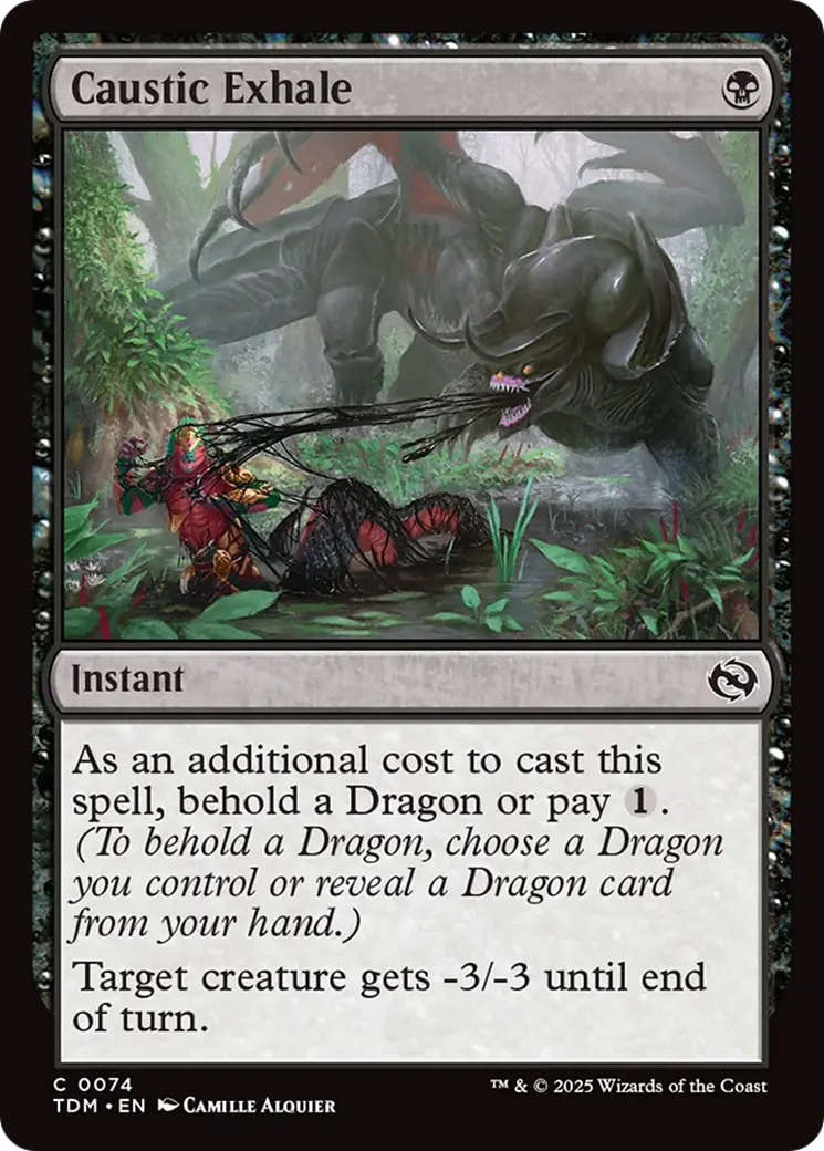 Caustic Exhale [Tarkir: Dragonstorm] 1