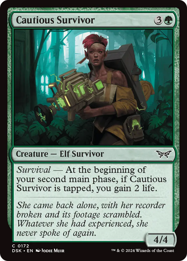 Cautious Survivor [Duskmourn: House Of Horror] 1