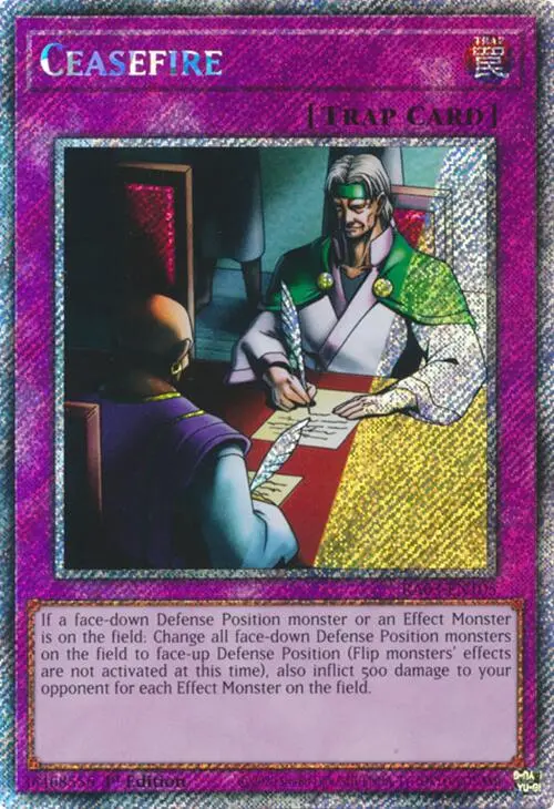 Ceasefire (Platinum Secret Rare) [Ra03-En105] Platinum Secret Rare 1