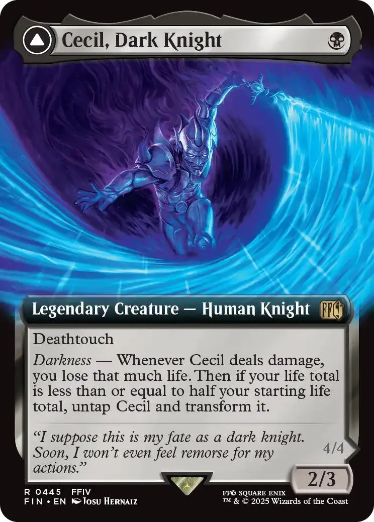 Cecil, Dark Knight // Cecil, Redeemed Paladin (Extended Art) [Final Fantasy] 1