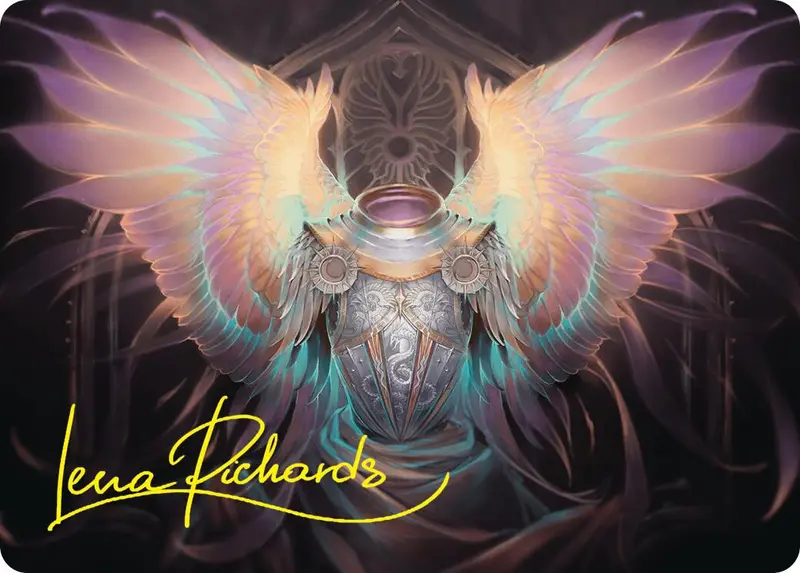 Celestial Armor Art Card (2/54) (Gold-Stamped Signature) [Foundations Art Series] 1