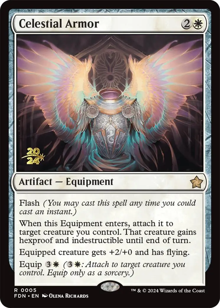 Celestial Armor [Foundations Prerelease Promos] 1