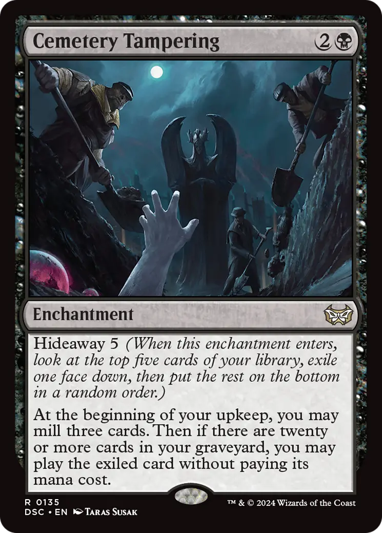 Cemetery Tampering [Duskmourn: House Of Horror Commander] 1