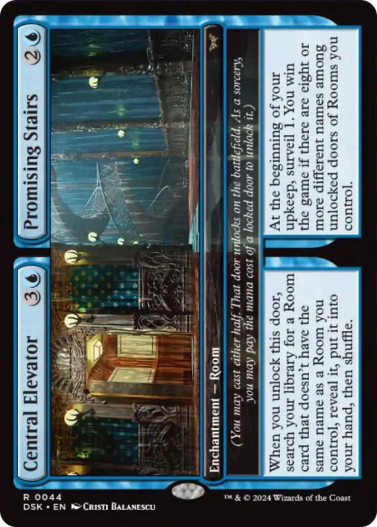 Central Elevator // Promising Stairs [Duskmourn: House Of Horror] 1